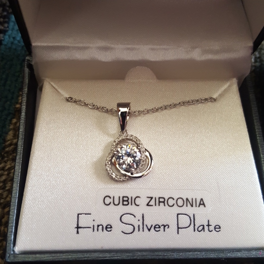 fine silver plate necklace from Gratitude & Grace
